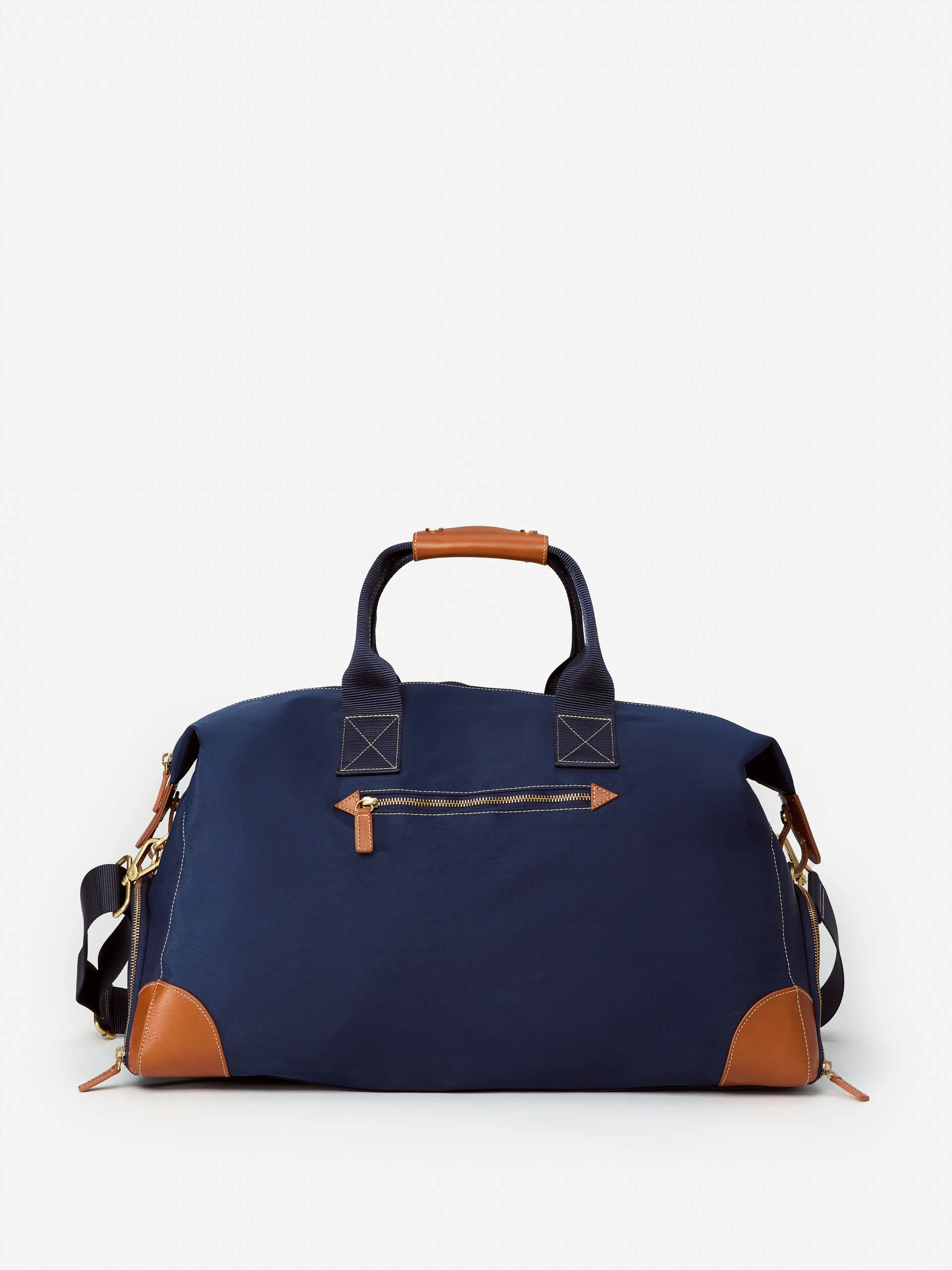 J.McLaughlin Men's Stanley Weekender Bag Navy | Nylon | J.McLaughlin