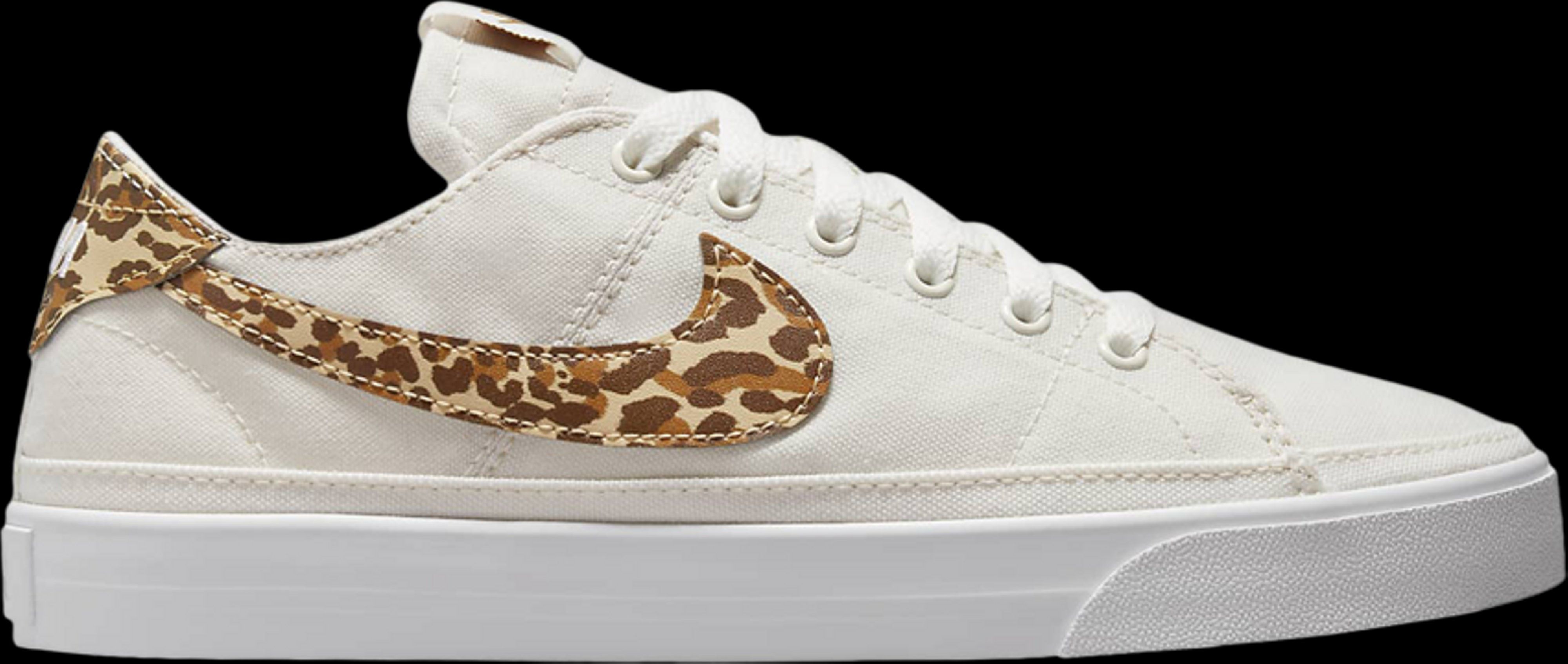 Wmns Court Legacy Canvas 'Leopard' | GOAT