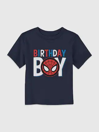 Marvel Universe Classic Birthday Icon Spiderman Graphic T-Shirt for Toddler | Old Navy (US)
