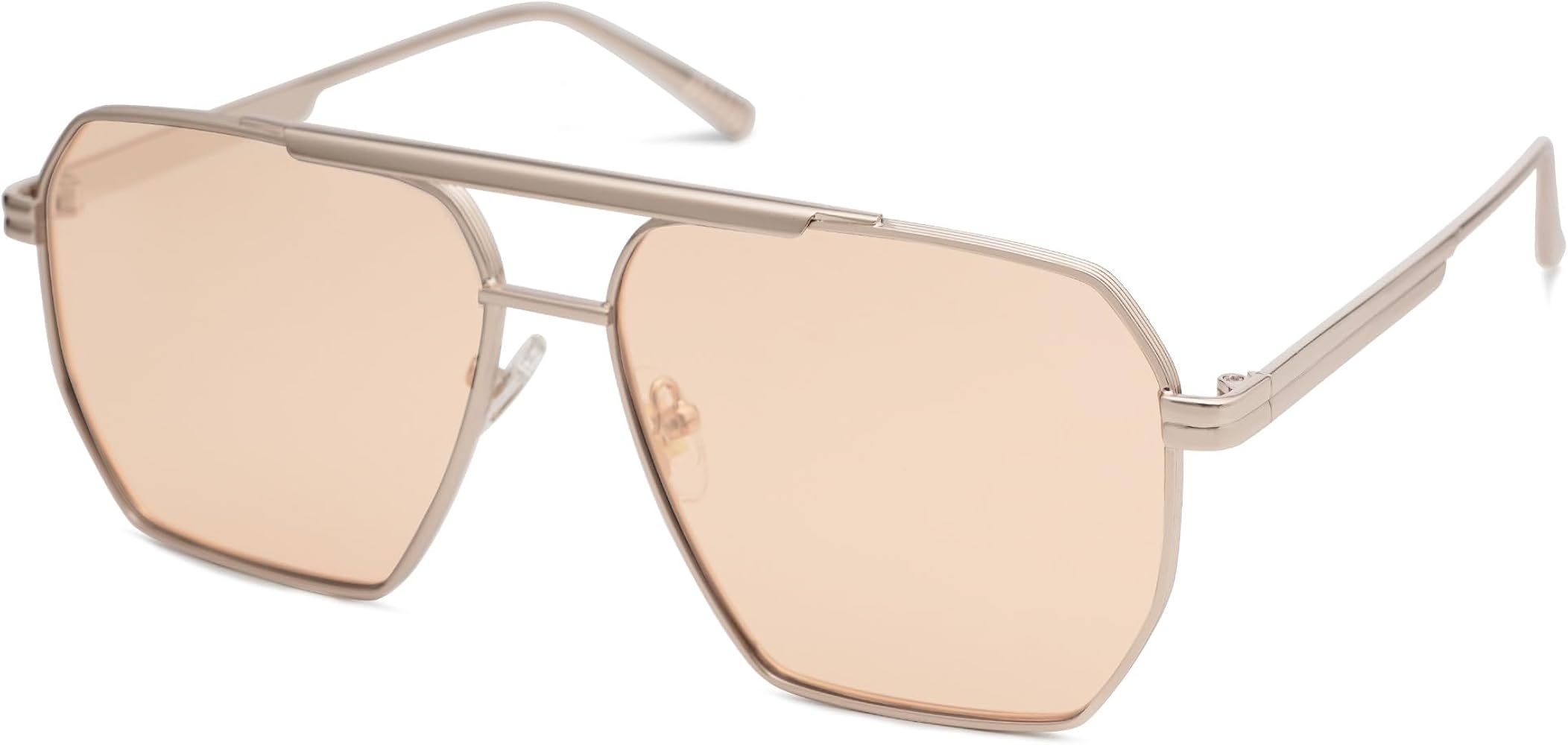 SOJOS Retro Oversized Square Polarized Sunglasses for Women and Men Vintage Shades UV400 Classic ... | Amazon (US)