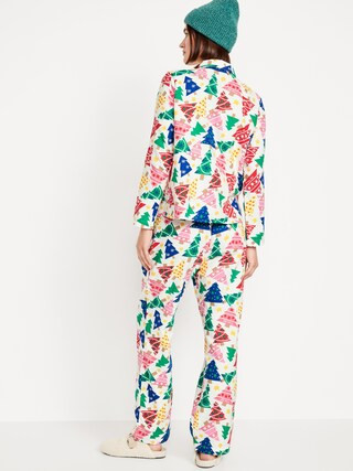 Flannel Pajama Set for Women | Old Navy (US)