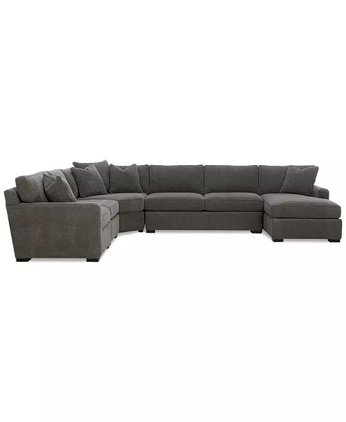 Radley 5-Pc. Fabric Chaise Sectional Sofa | Macy's