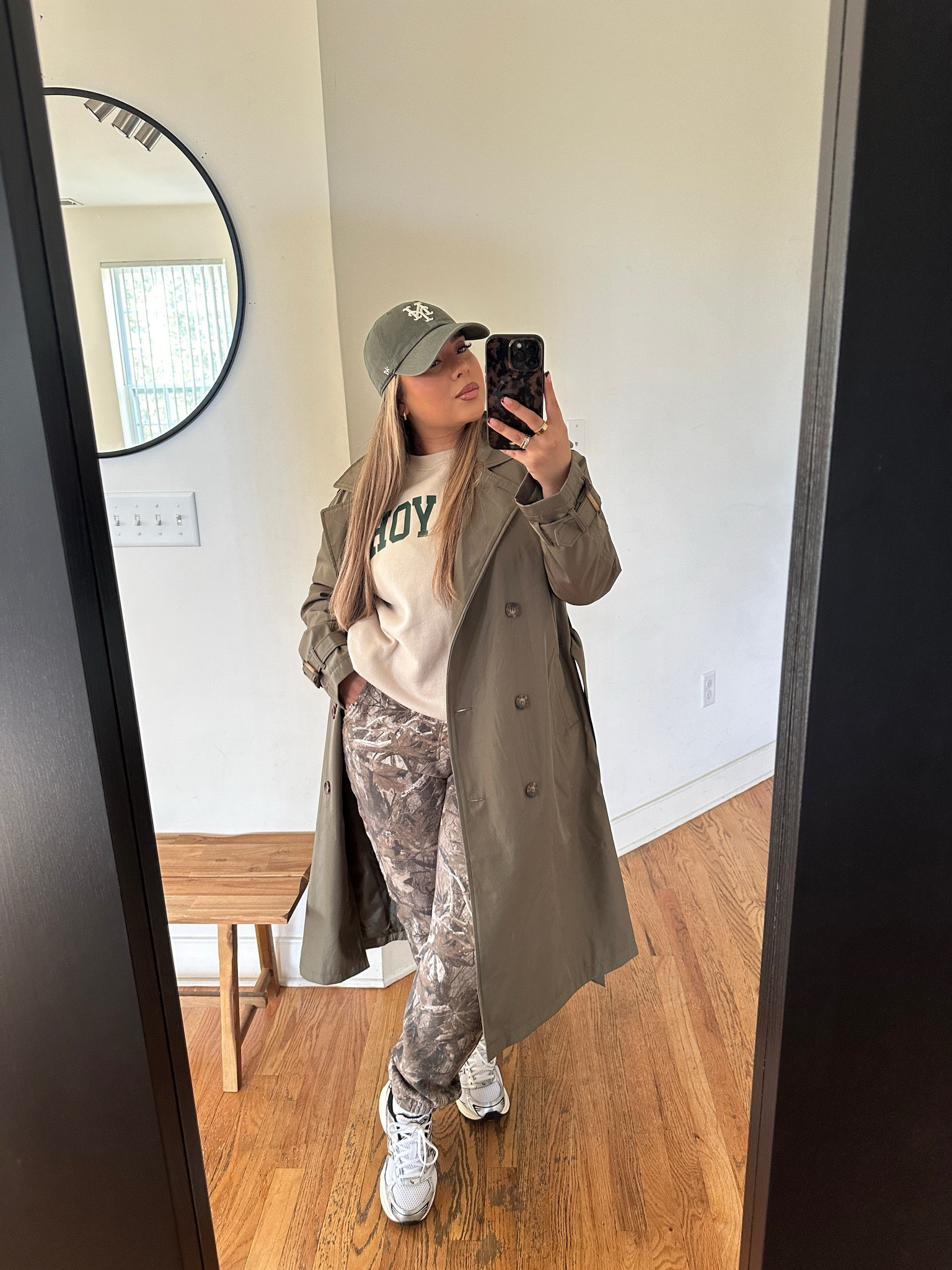 Olive moment🧥🫒

Men’s cargo size M, could’ve went with a small here. They have stretch and are men’s so keep in mind when ordering🫶🏼

#LTKMidsize #LTKSeasonal #LTKStyleTip