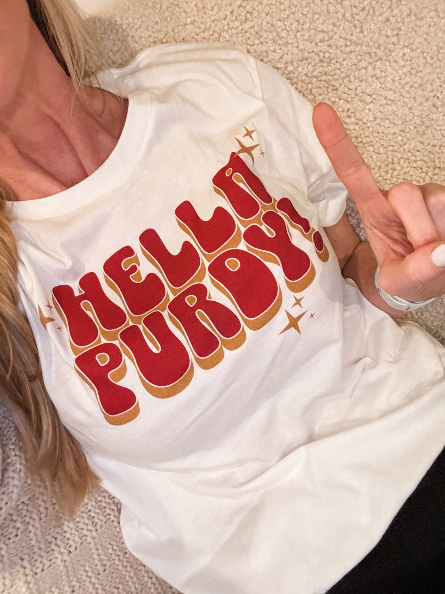 We should not have won that game, but I’m glad we are still in it! If you’re a 49ers fan, I looooove this shirt. So cute … also love my Bosa sweater. I linked that as well as my sweatpants! 

#footballfan #49ers #etsy