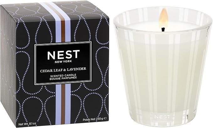 NEST Fragrances Cedar Leaf & Lavender Scented Classic Candle | Amazon (US)