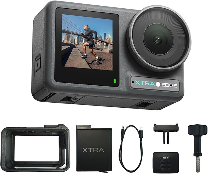 Action Camera, 1/1.3" Sensor & 4K Cinematic Video, Hyper Stabilization, Waterproof Camera to 52 F... | Amazon (US)