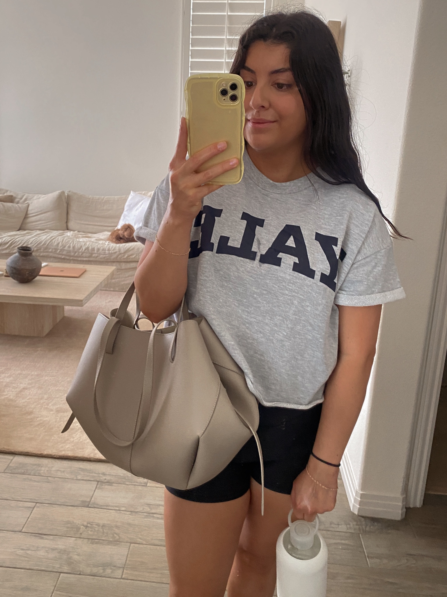 feeling sporty with a YALE workout tee + glass water bottle ⚽️🧘🏻‍♀️📓

#LTKActive #LTKFitness #LTKFindsUnder50
