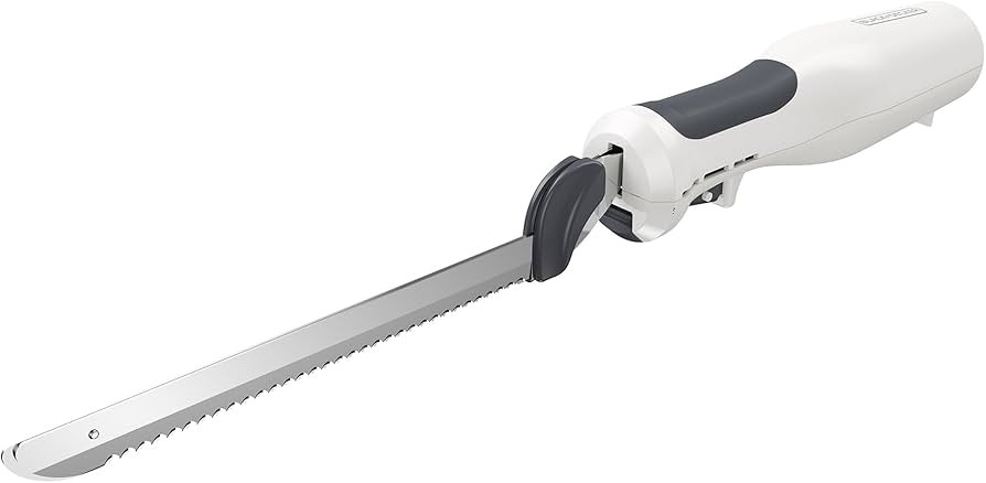 BLACK+DECKER 9 inch Electric Carving Knife, Comfort Grip Handle & Safety Lock Button, Stainless S... | Amazon (US)