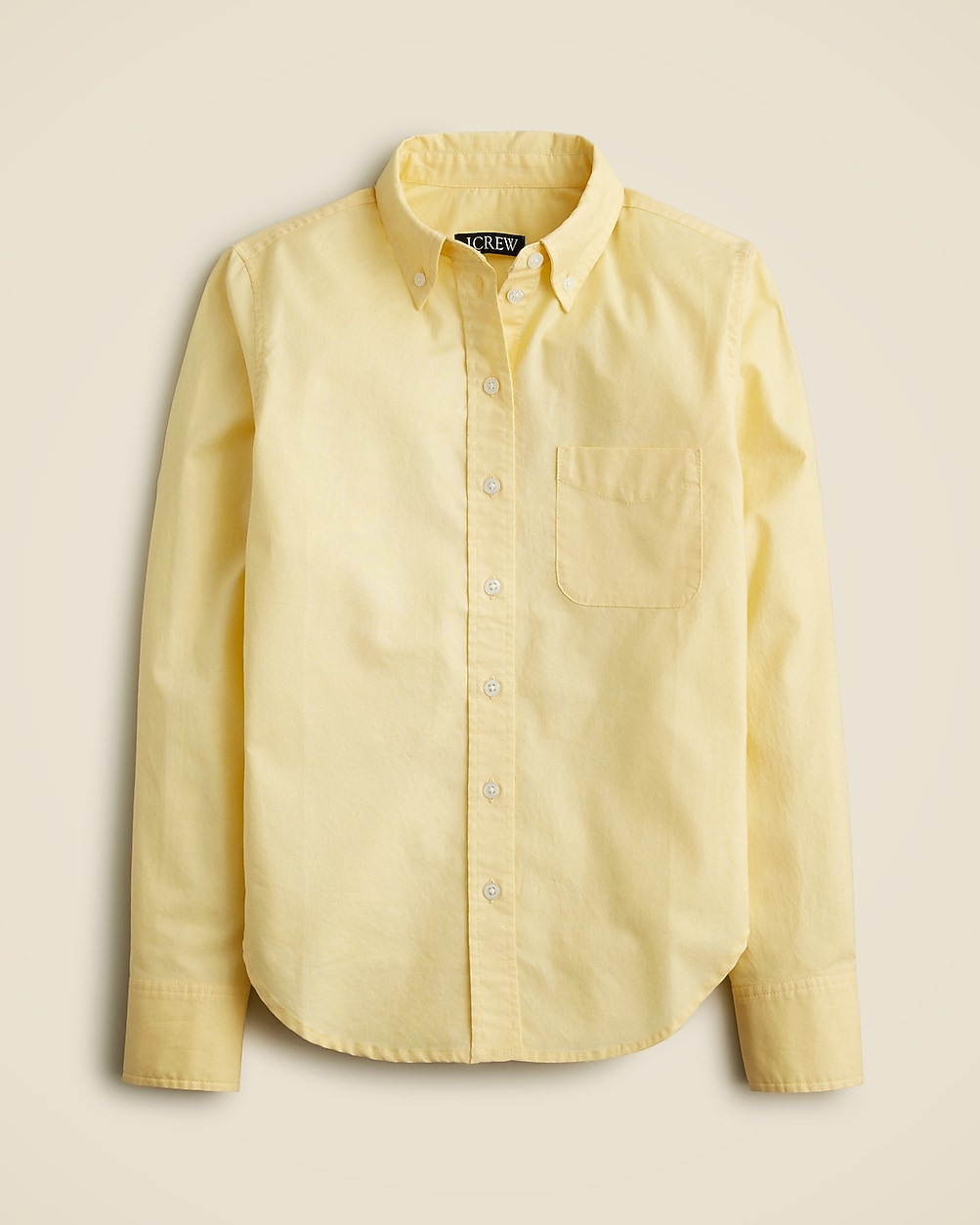 Shrunken button-up shirt in broken-in cotton oxford | J. Crew US