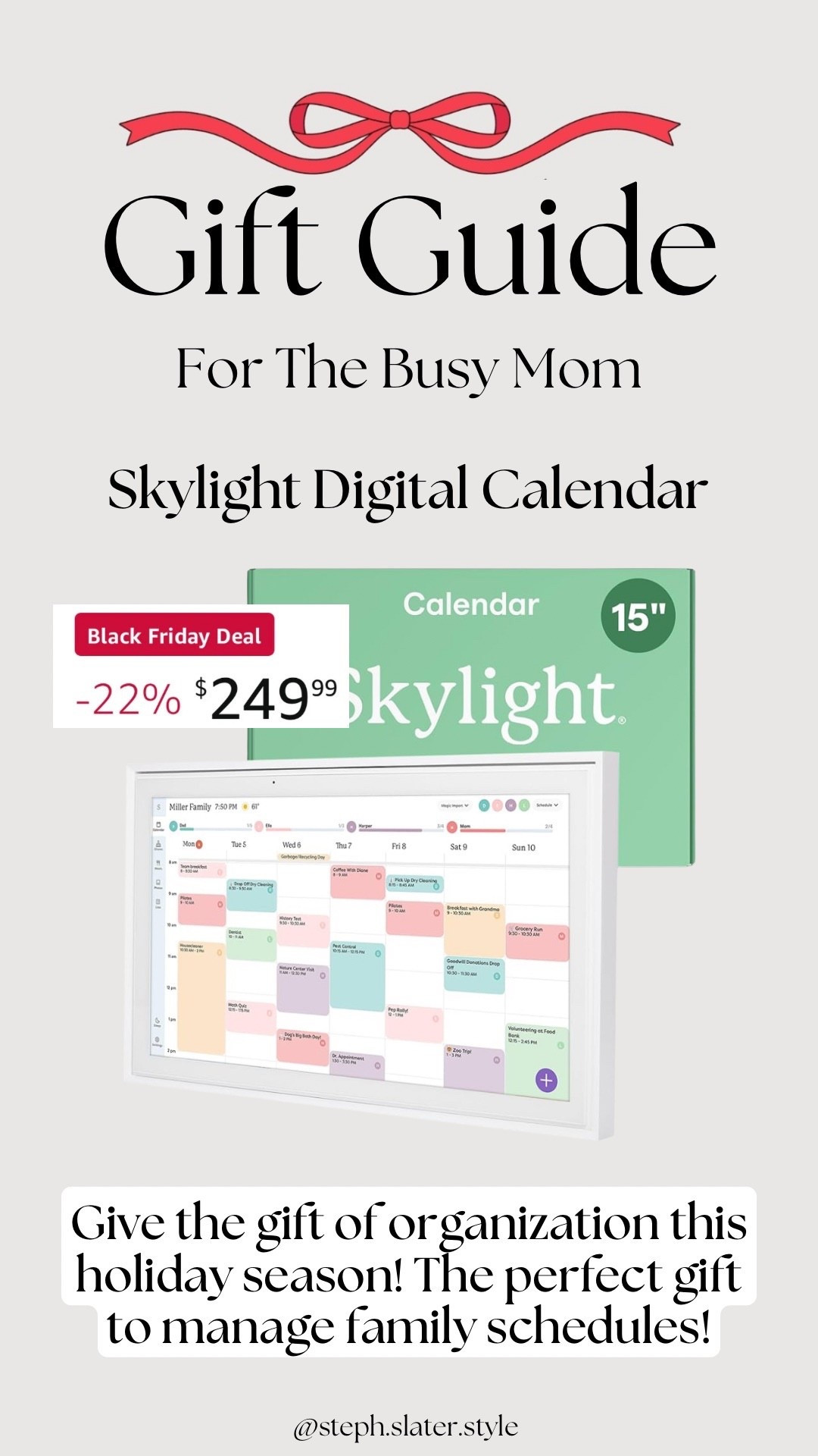 The perfect gift for mom! Keep all your family’s busy schedules organized! 

#LTKGiftGuide #LTKCyberWeek