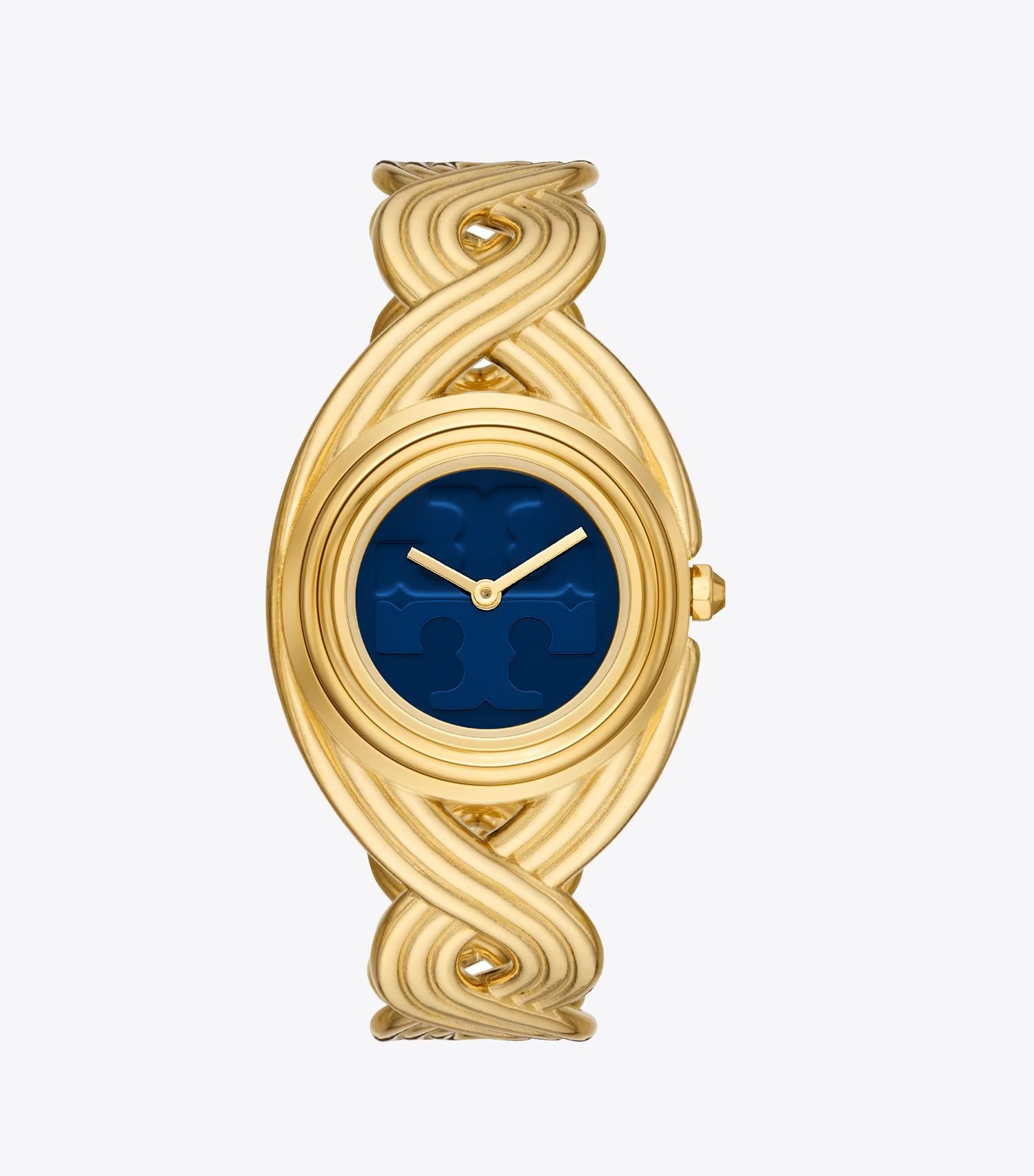 Miller Braided Watch, Gold-Tone Stainless Steel: Women's Designer Strap Watches | Tory Burch | Tory Burch (US)