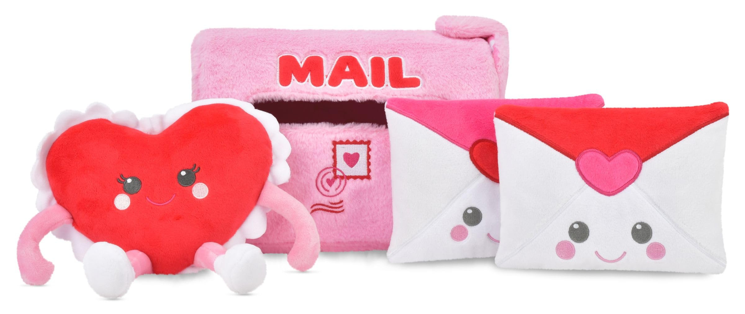 iscream Kawaii Love Notes Fleece Play Pillow Set with Embroidered Accents for All Ages | Amazon (US)