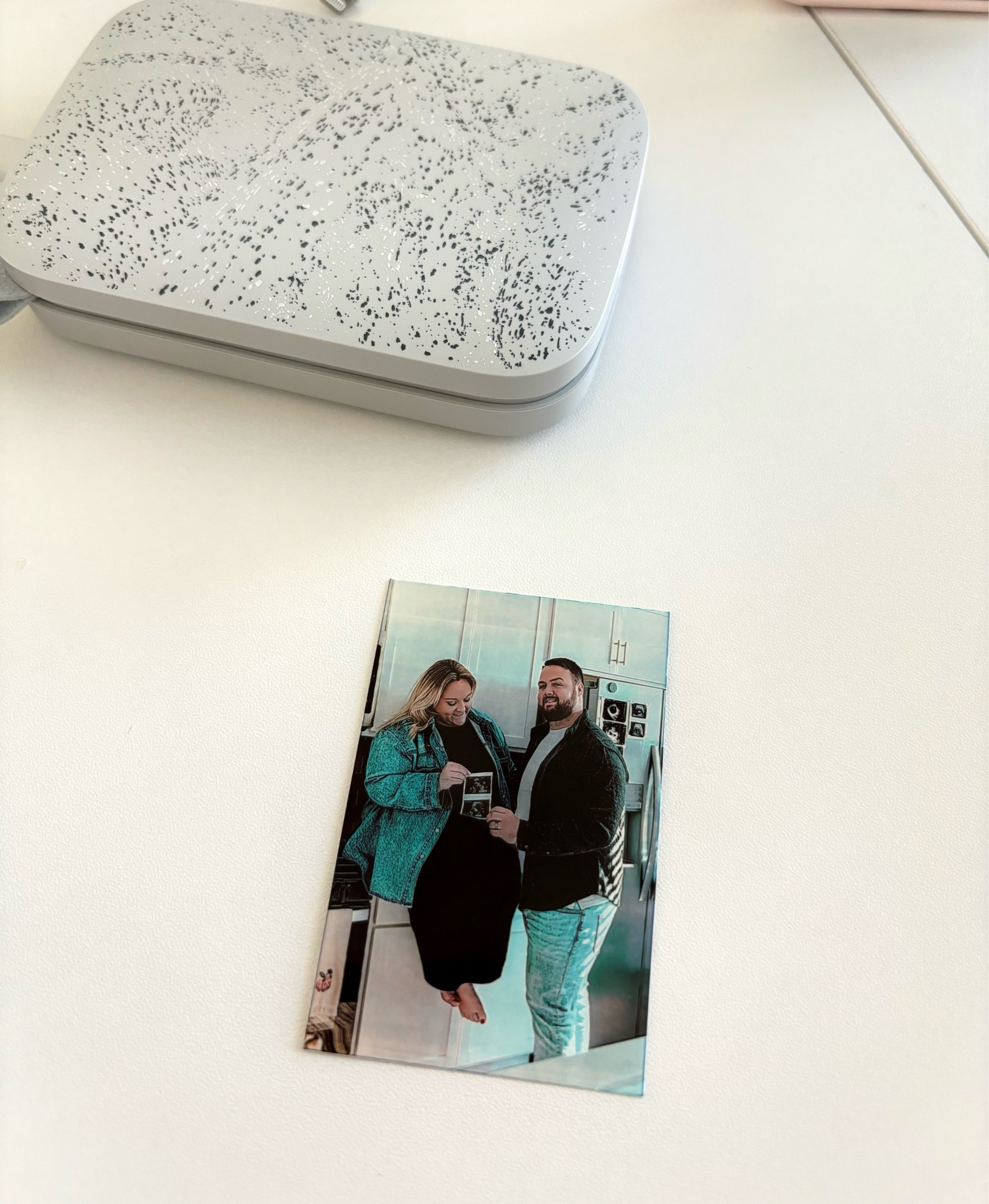 Finally getting around to printing out photos thanks to this Bluetooth photo printer! 

2025 is the year of photos making it out of the camera roll 😅

#hp #hpsprocket #photoprinter

#LTKTravel #LTKBaby #LTKBump