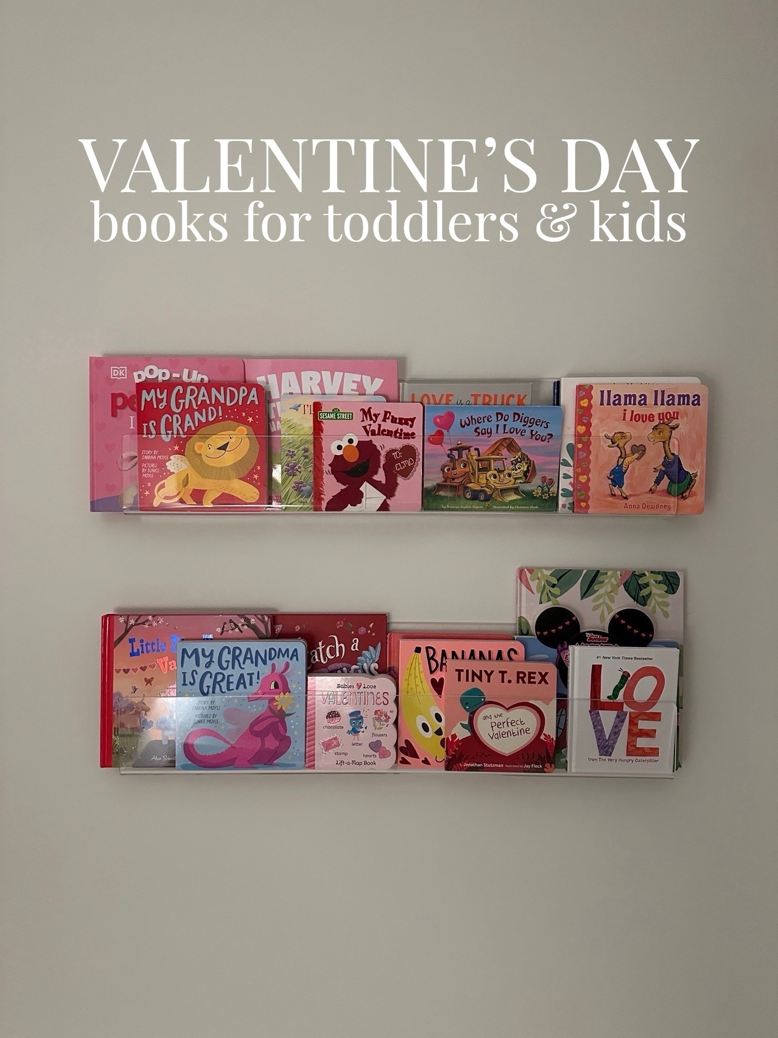 Valentines Day books for toddlers - toddler books 

Seasonal books, valentines books, kid books, toddler books, bed time stories, kids, baby, Grace white

#LTKSeasonal #LTKKids #LTKFindsUnder50