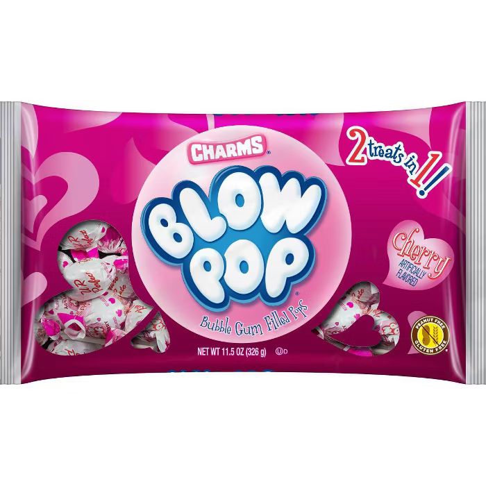 Blow Pop Valentine's Day Cherry Pops - 11.5oz | Target