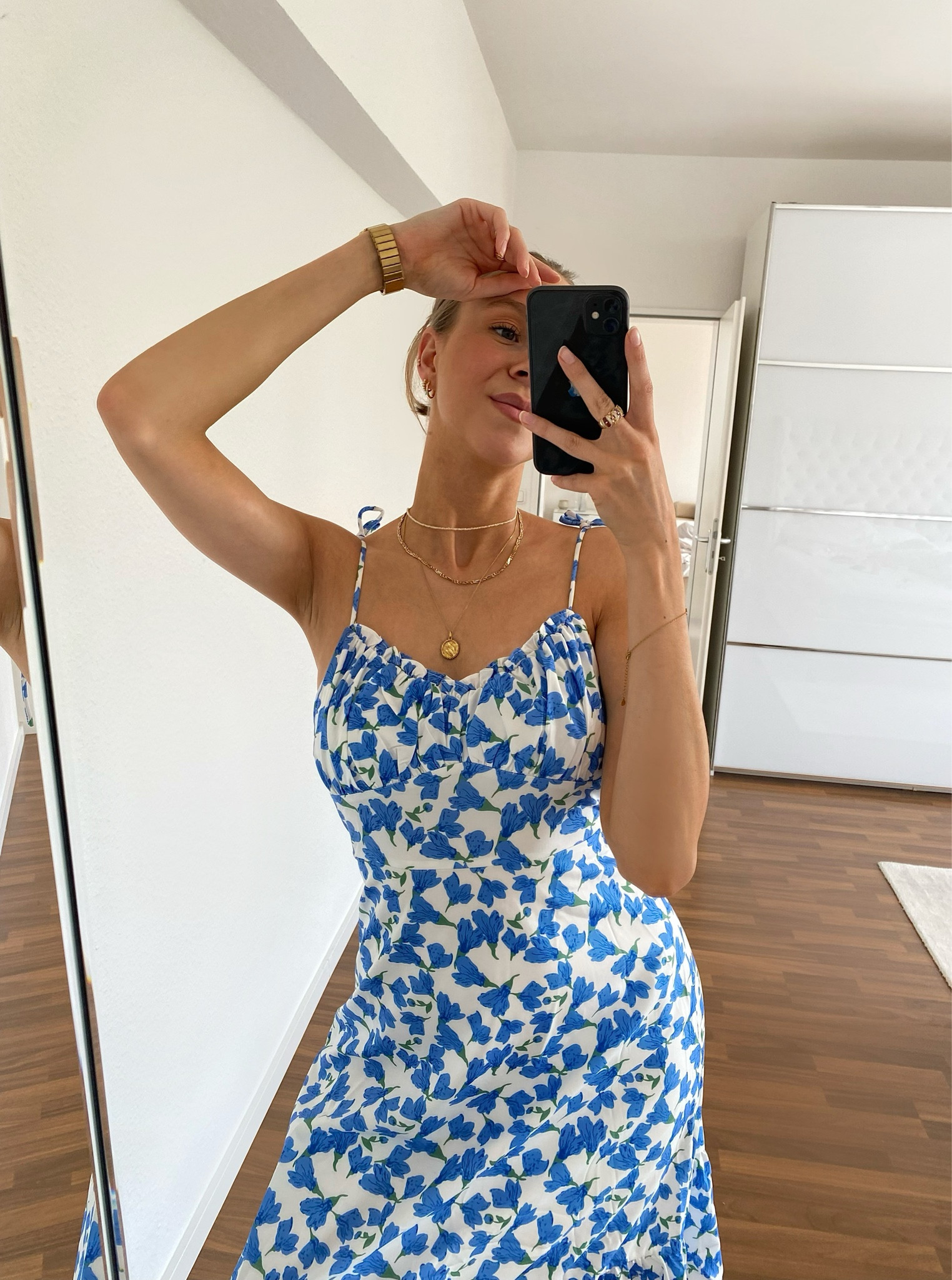 Blue summer dress 🤍🫶🏼

#LTKunder50 #LTKfit #LTKstyletip
