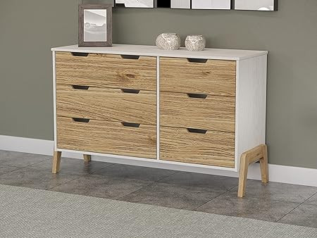 Spacious and Elegant 6-Drawer Dresser for Your Bedroom HWF | Amazon (US)