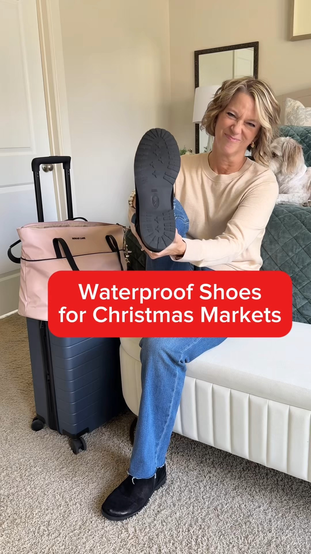✈️ Christmas Market Shoes That are Waterproof 💙
If you travel to a Christmas Market, these waterproof boots feel like sneakers with arch support. I have never been able to wear Columbia shoes, but I could walk all day in them Rugged sole for cobbled streets.
The green Sorel sneaker is waterproof. To me they run large but have arch support too.
These waterproof sneakers give you solid footing from On 6. You can slide your foot into this shoe too.
If you will be in Europe for a Christmas Market, my travel tip is to go at night so you can see the twinkling lights.
Tap the play button to find my newest tips.
👨🏼‍✈️ I’m a Houston pilot wife sharing tips to help you “travel the globe without a worry in the world” on YTube and IG. #traveltips midlife style, #archsupport what to wear at Christmas market, 

#LTKTravel #LTKSaleAlert #LTKOver40