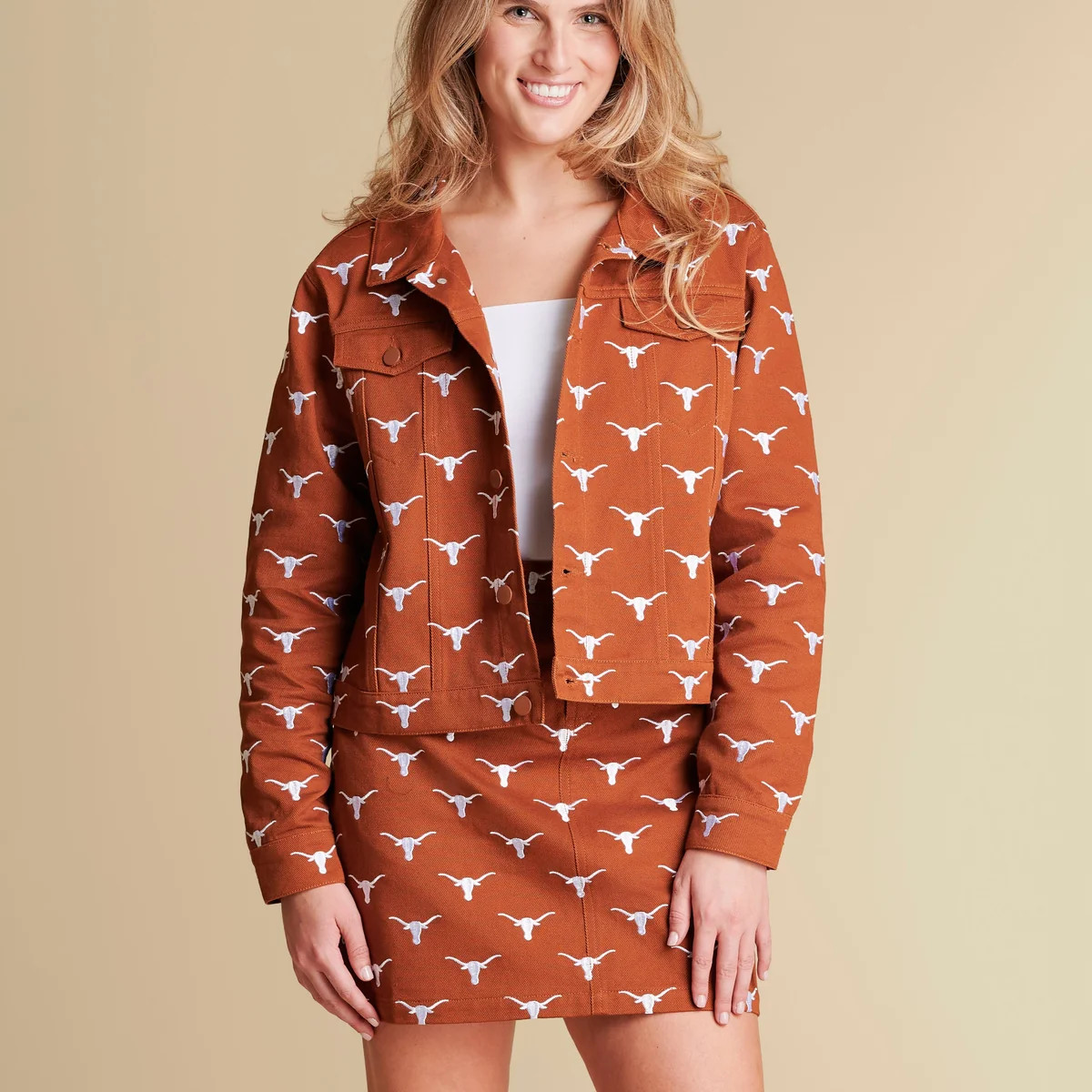 The Tailgate Twill Logo Jacket | Texas | Stewart Simmons