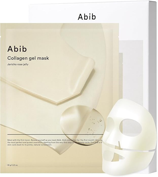 Abib Collagen Gel Mask Jericho Rose Jelly 4 Sheets (Nourishing) I Korean Vegan Collagen, Cooling ... | Amazon (US)