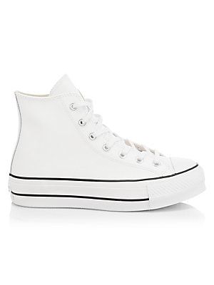 Converse Women's Chuck Taylor All Star Lift Clean High-Top Sneakers - White - Size 10 | Saks Fifth Avenue