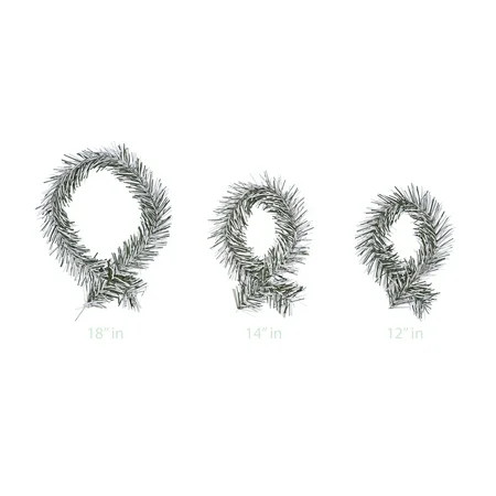 Haute Decor GarlandTies 40 Pack of 3 Assorted Sizes - Noble Pine Frosted | Walmart (US)