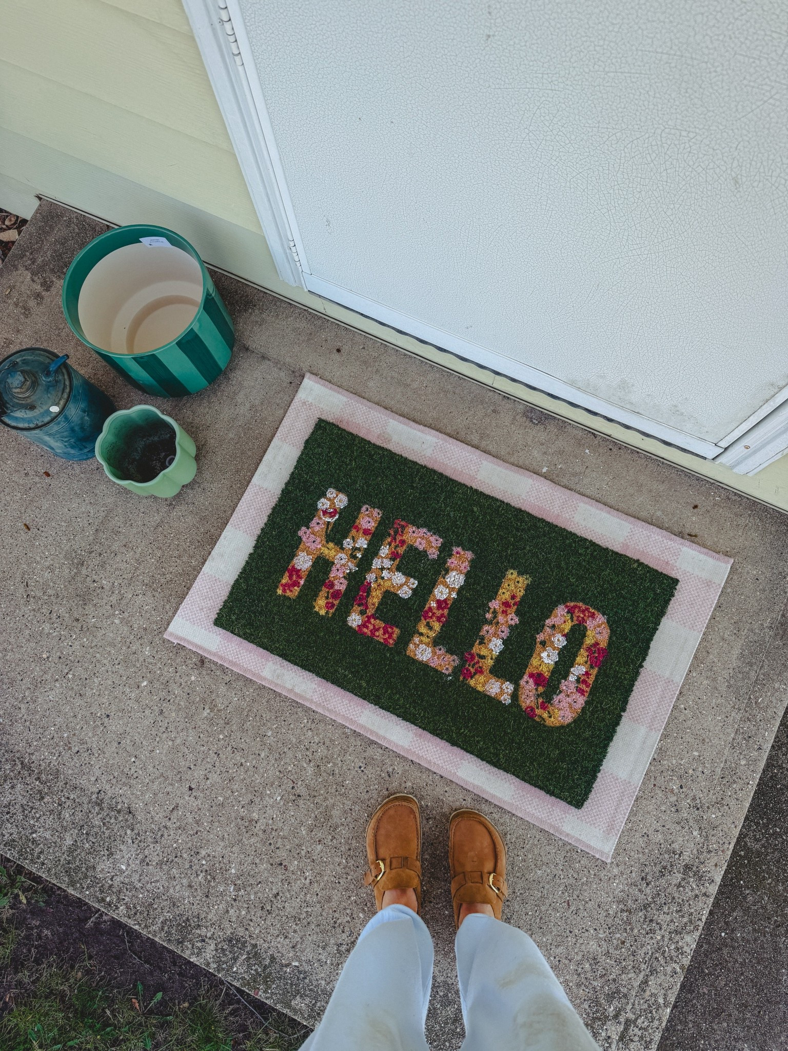 HOW CUTE is this Outdoor Coir Rug.. LOVE the green with flowers!! 💚💐🩷

ONLY $9.96!!!! 🤑

Mainstays Hello Flower Garden Outdoor Coir Doormat, 18"x30"

*linking up some other cute outdoor rug options too :)

walmart finds, Walmart home, Walmart trends, Walmart deals, Walmart look for less, Walmart rugs, Walmart outdoor rugs, coir rugs, trending at Walmart, hot deals, rugs under $20, cute outdoor rugs, spring rugs, summer rugs, Walmart garden, garden finds, outdoor finds

#LTKSaleAlert #LTKSeasonal #LTKHome