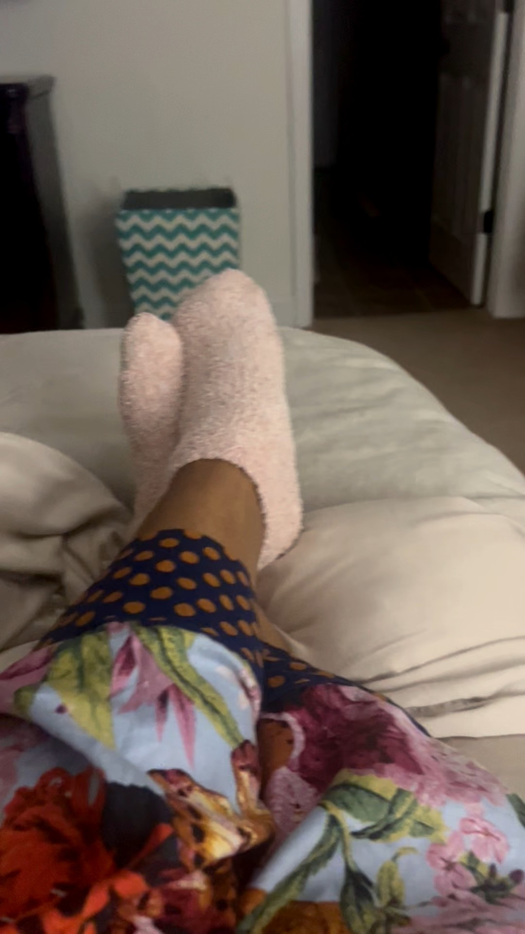 Nothing says warm and cozy like comfy pajamas and Barefoot Dreams slipper socks 😍😍😍

Is it freezing where you?!

#LTKHome #LTKOver40