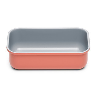 Caraway Home Ceramic Loaf Pan Navy | The Container Store
