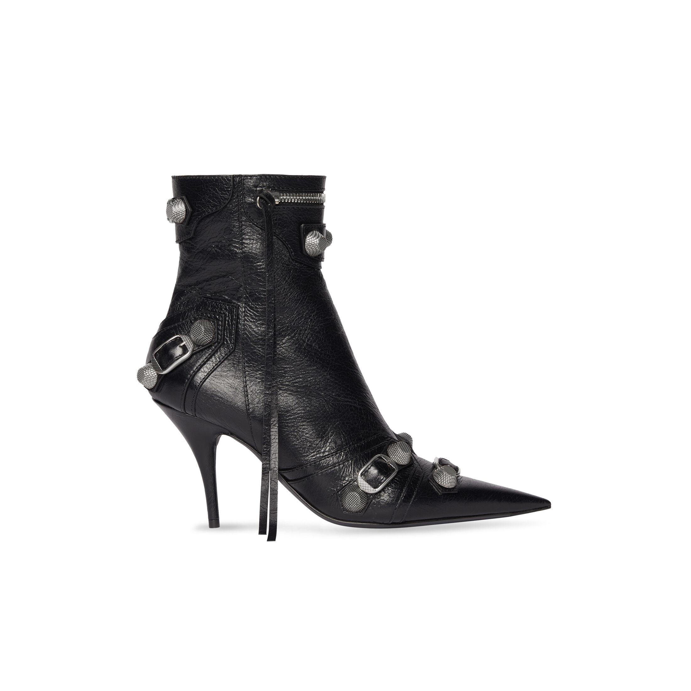 Balenciaga Cagole 90mm Bootie Black - Women's - 5 - Material: Lambskin | Balenciaga