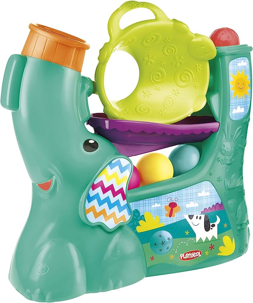 Playskool Chase 'n Go Ball Popper Active Toy for Babies and Toddlers 9 Months and Up with 4 Balls... | Amazon (US)