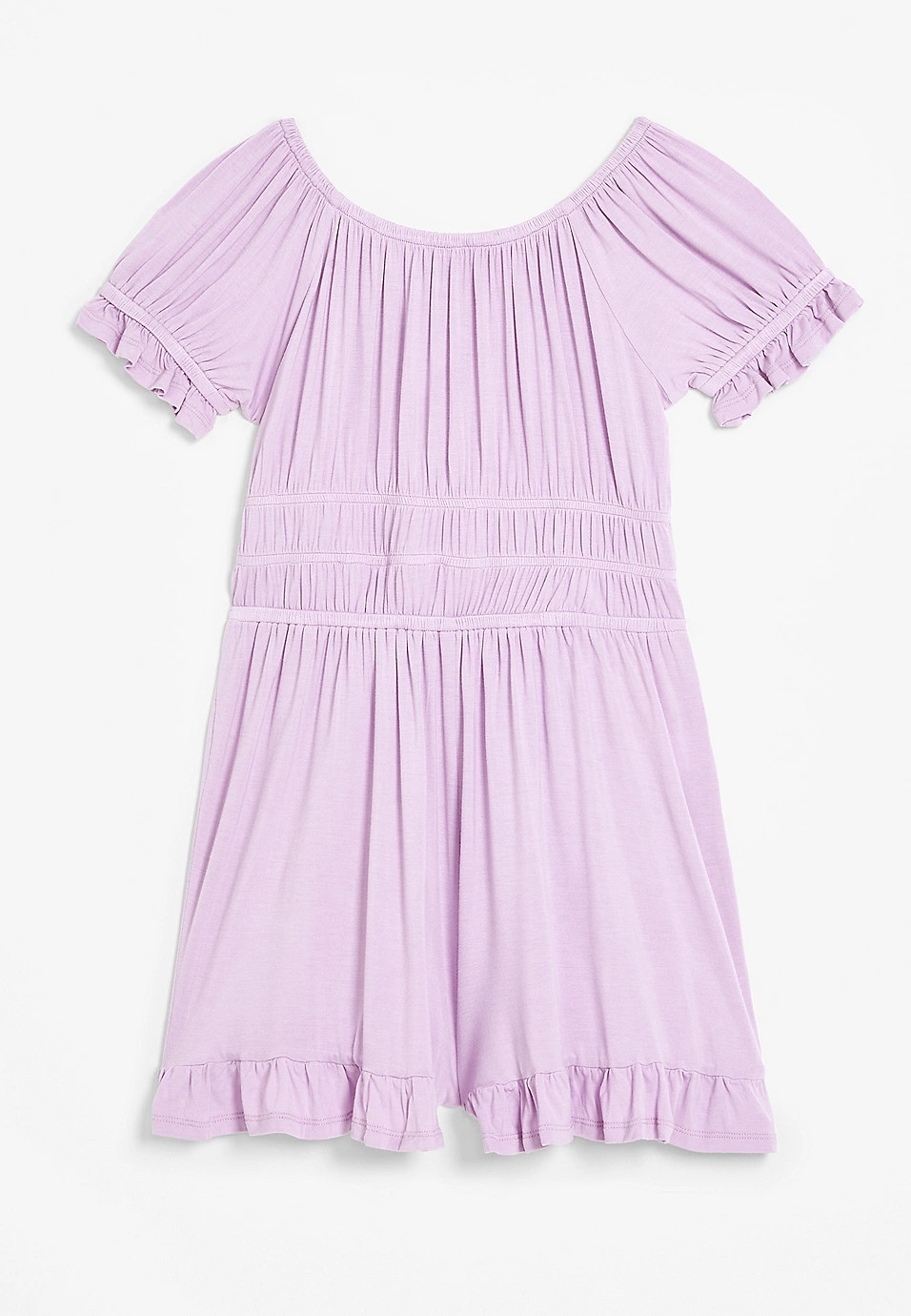 Girls Smocked Waist Romper | Maurices
