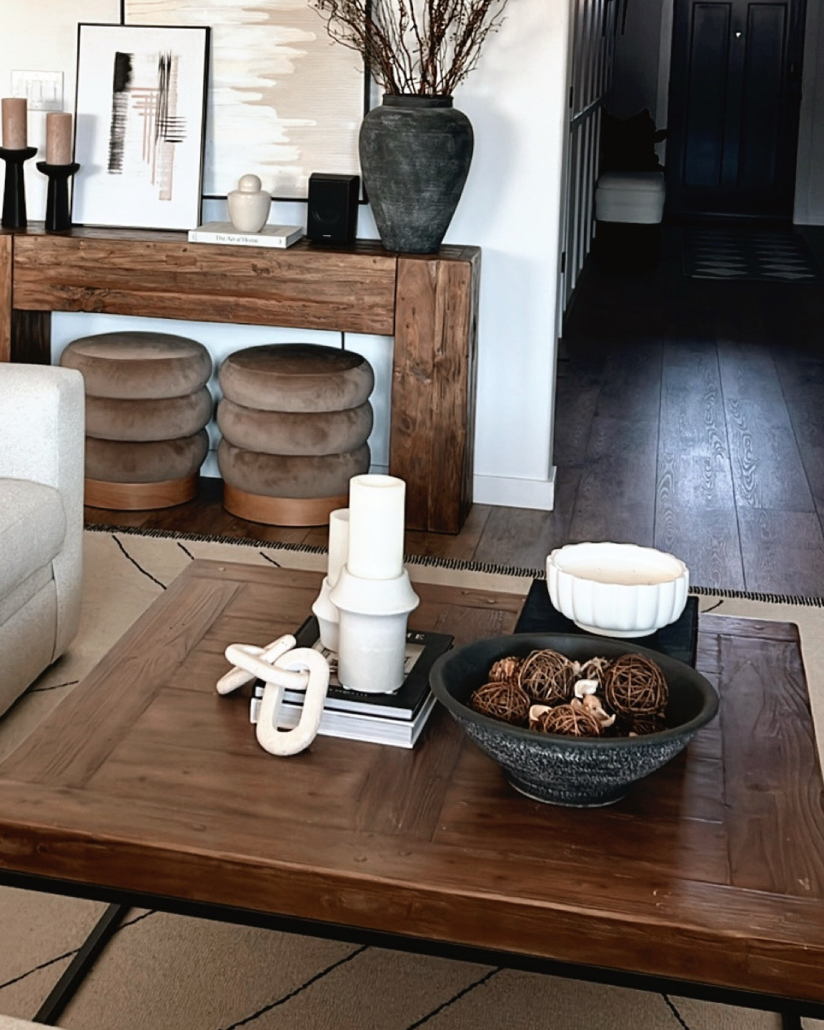 Coffee table styling, winter home decor styling, winter coffee table

#LTKHome #LTKSeasonal