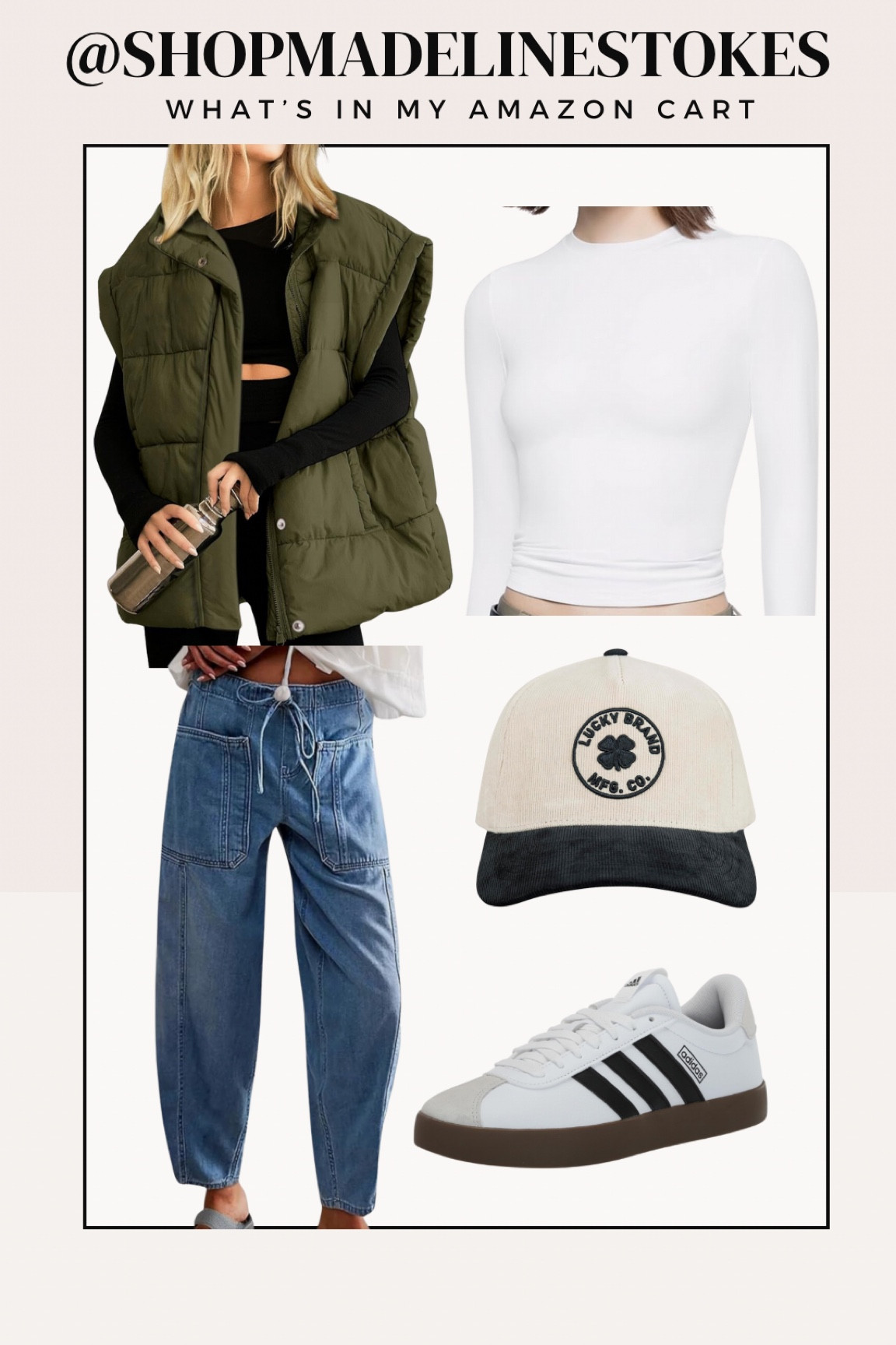 Casual transition into fall pieces that are all closet staples! I’m a little late to the sneaker trend but I can’t wait for mine to come in. This is how I’d style this oversized puffy vest! 

#LTKStyleTip #LTKFindsUnder50 #LTKFindsUnder100