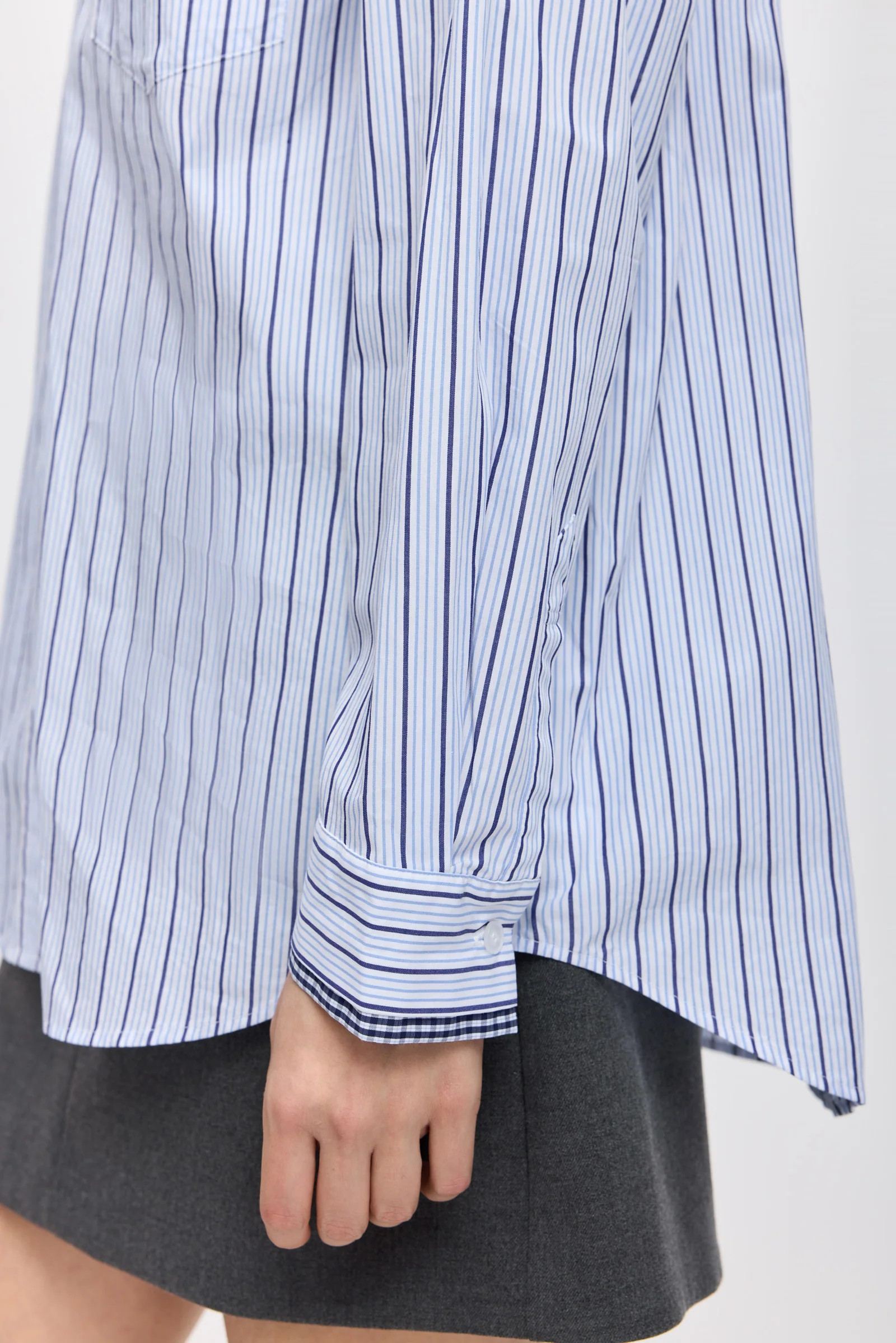 LILY Striped Relaxed Cotton Shirt | LILY Studio