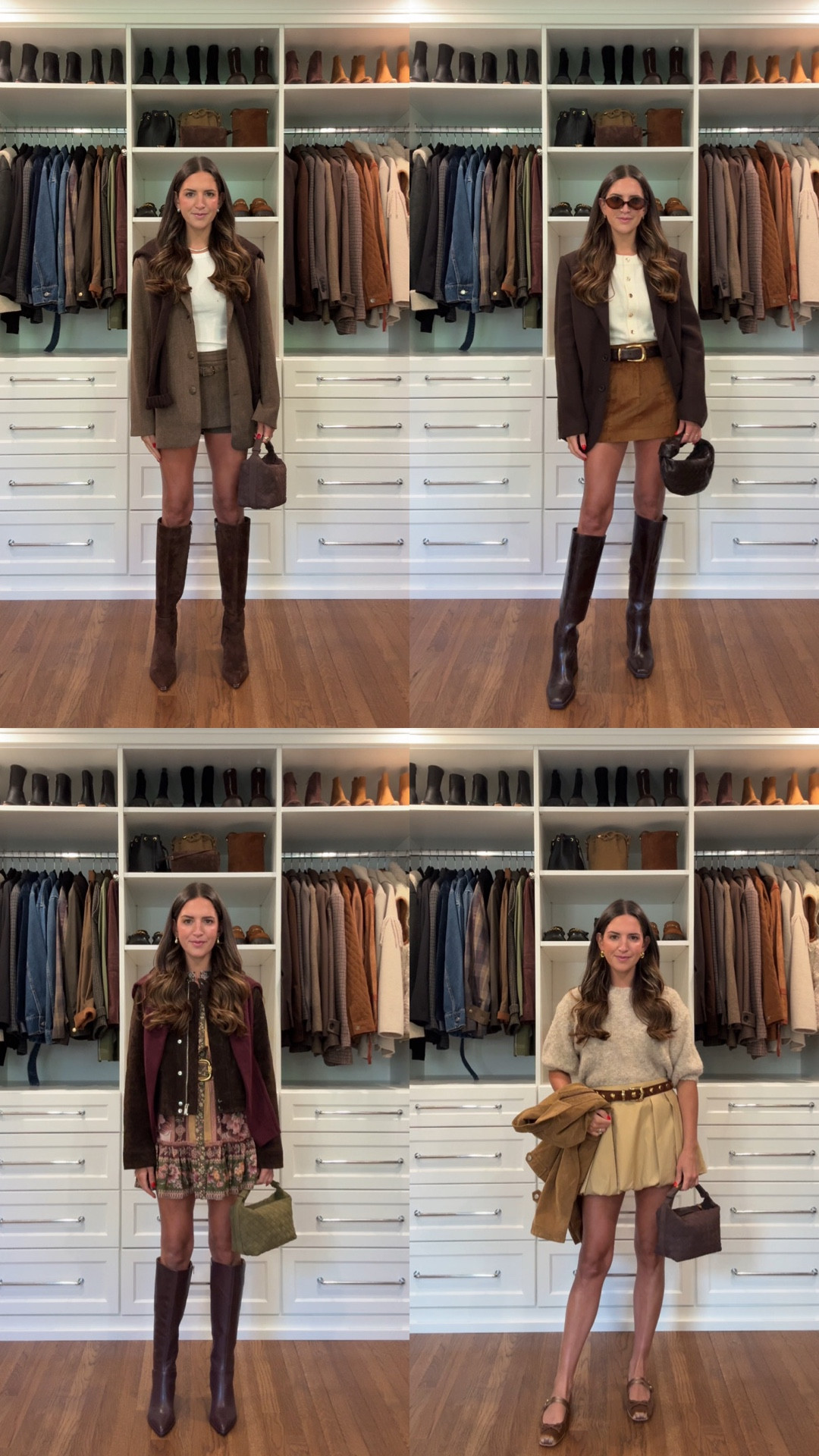 Fall outfits 
Knee high boots 
Suede jacket 
Suede bag 
Boots 
Sweaters 

#LTKFindsUnder100 #LTKStyleTip #LTKSeasonal