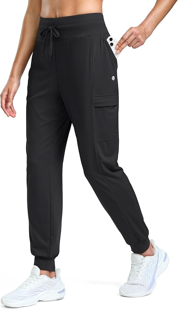 G Gradual Joggers for Women 4 Pockets High Waisted Athletic Jogger Pants Soft Sweatpants for Work... | Amazon (US)