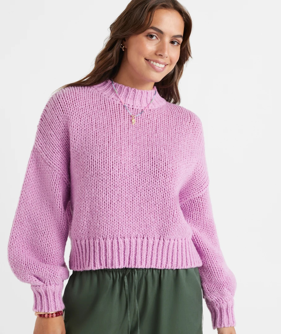 PARKER CHUNKY MOCK KNIT SWEATER | Sportsgirl