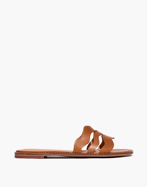 The Wave Slide Sandal in Vachetta Leather | Madewell