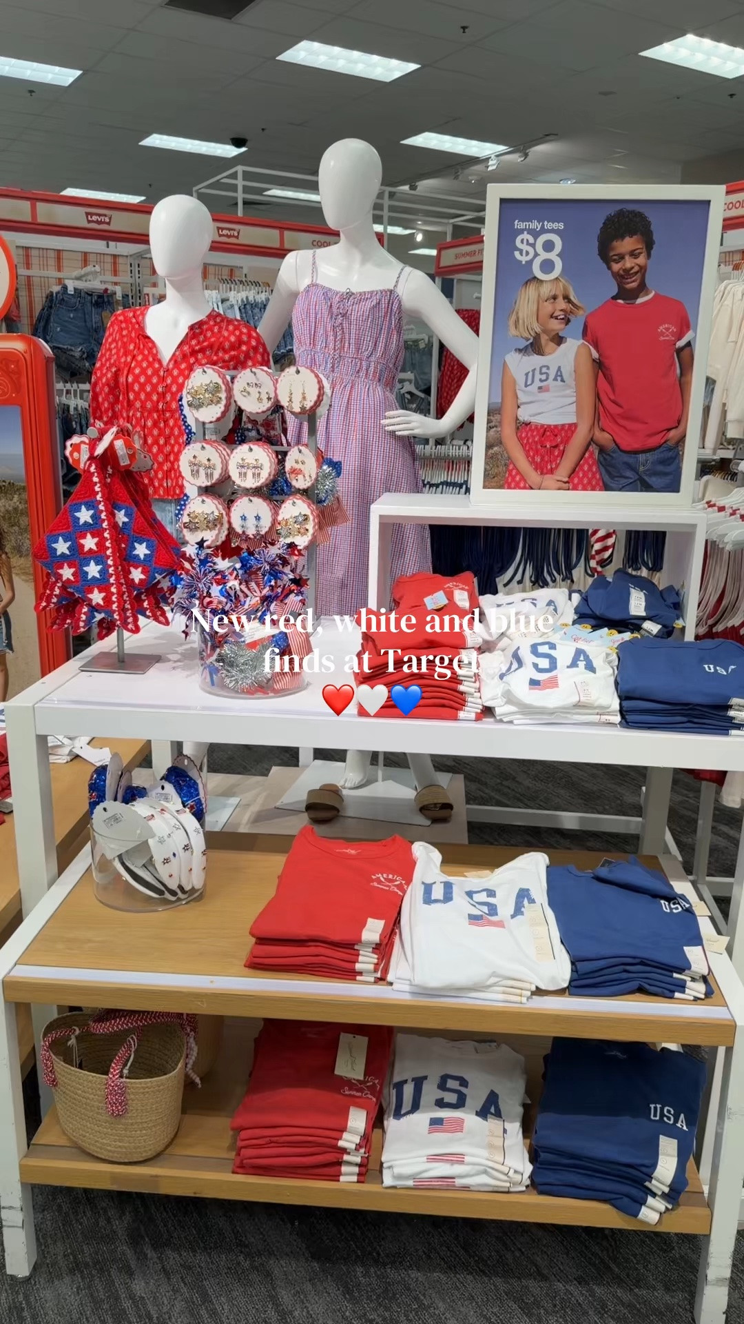 New red white and blue Target finds!
4th of July