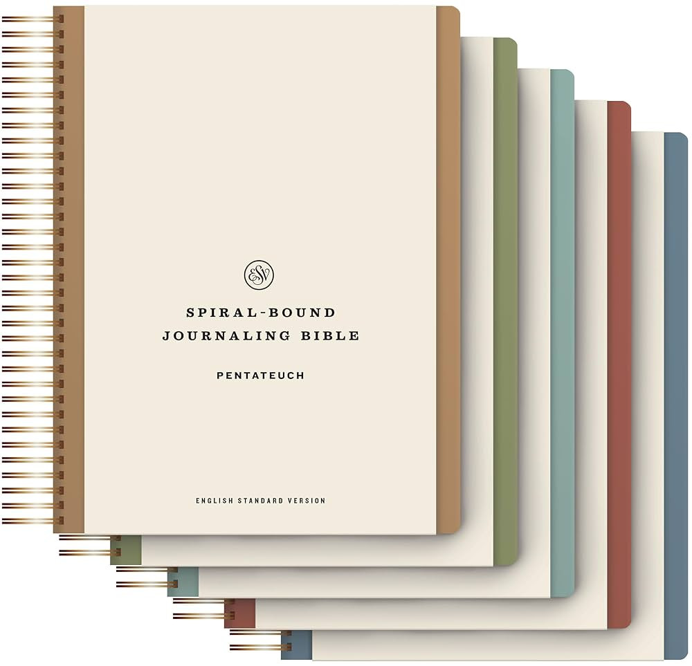 ESV Spiral-Bound Journaling Bible, Five-Volume Set (Hardcover): Holy Bible, English Standard Vers... | Amazon (US)