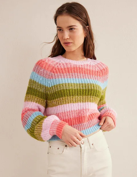 Ribbed Raglan Sweater | Boden (US)