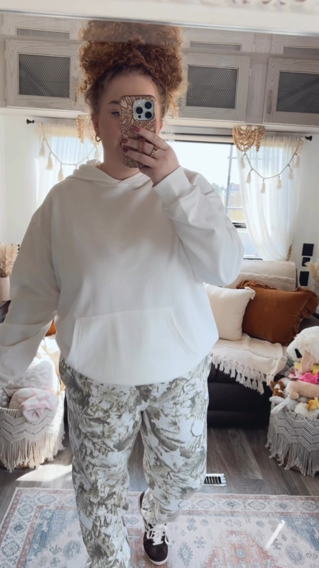 Comfy + casual vibes 🍂🤍 Camouflage joggers, a white hoodie, and mocha sneakers 🥰 Perfect for all your fall days 🤎amazon hoodie | amazon white hoodie | camouflage joggers | joggers outfit | joggers style | camo joggers | sneakers | walmart sneakers | brown sneakers | mocha sneakers | travel outfit | amazon travel outfit | amazon fashion | amazon finds | amazon look | amazon outfit | fall outfit | fall look | fall fashion | fall finds | fall outfit inspo | fall fashion inspo | fall 2025 | fall outfit  | casual outfit  | casual outfit inspo

#LTKStyleTip #LTKSaleAlert #LTKMidsize