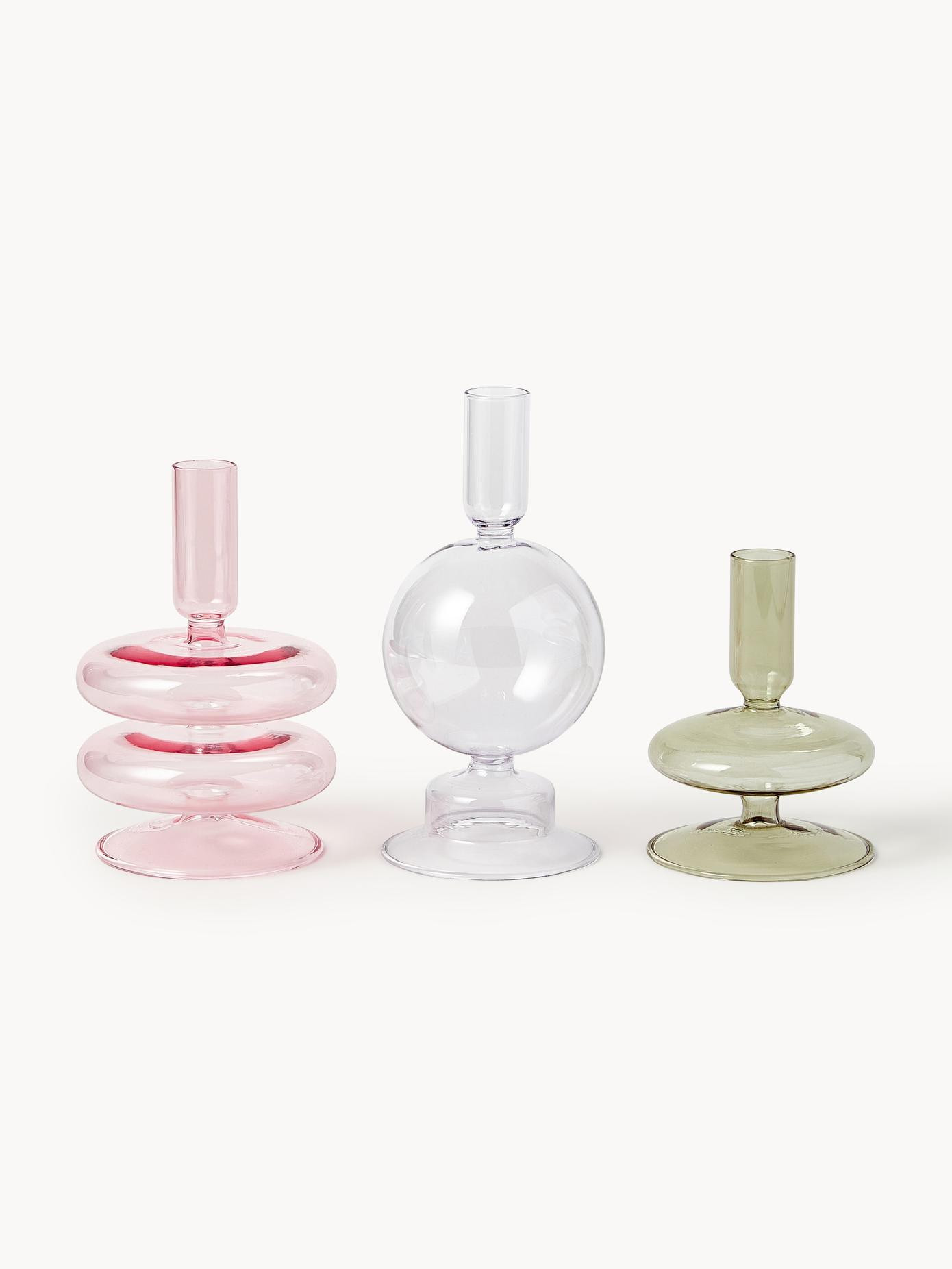 Kerzenhalter Clea in organischer Form, 3er-Set | Westwing EU