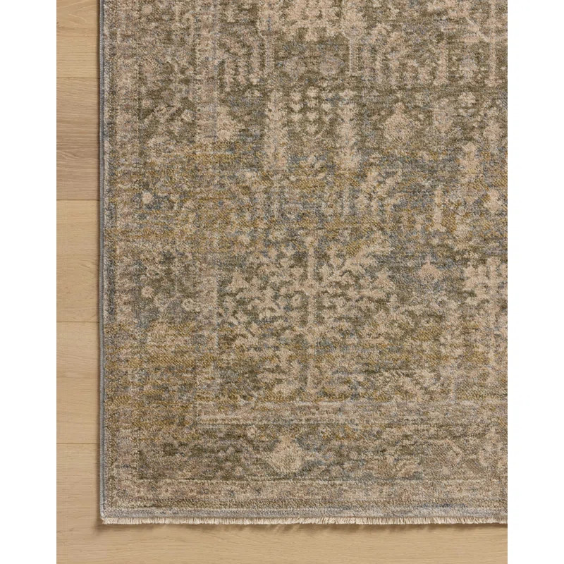 Magnolia Home by Joanna Gaines x Loloi Junie Moss / Natural Area Rug & Reviews | Wayfair | Wayfair North America