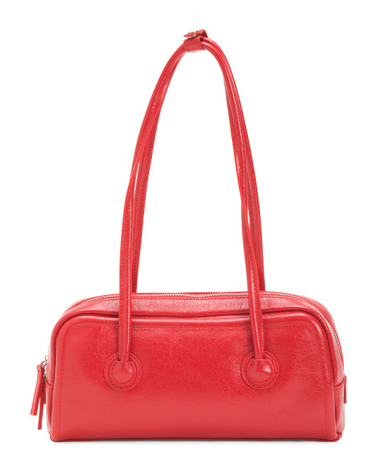 Leather East West  Shoulder Bag | TJ Maxx