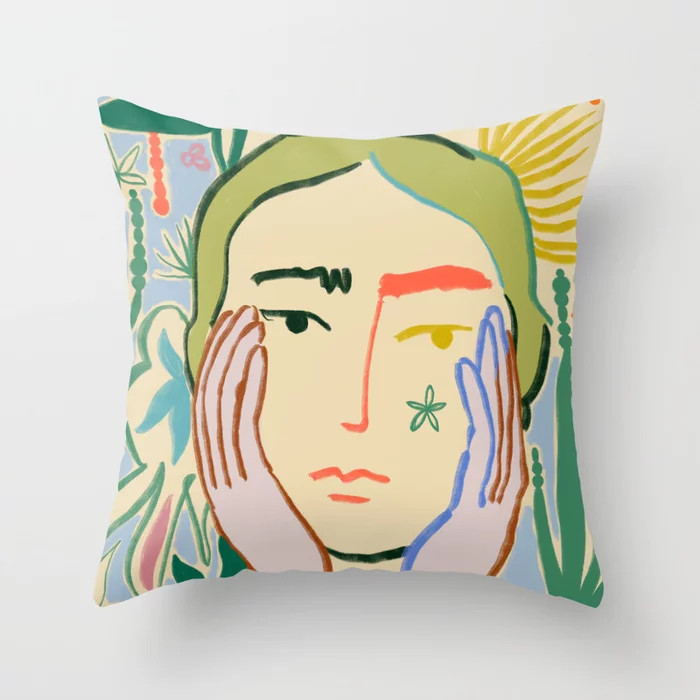 PLANT A SEED Throw Pillow | Society6