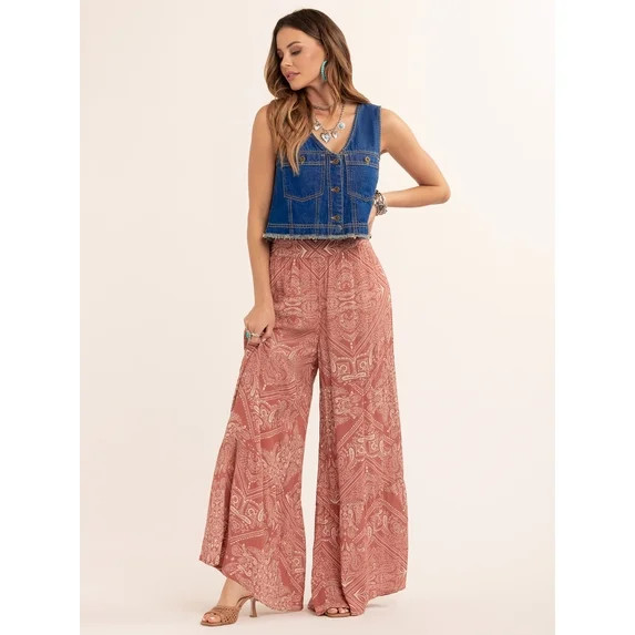 Jessica Simpson Women's Modena Wide Leg Pants, Sizes XS-XL | Walmart (US)