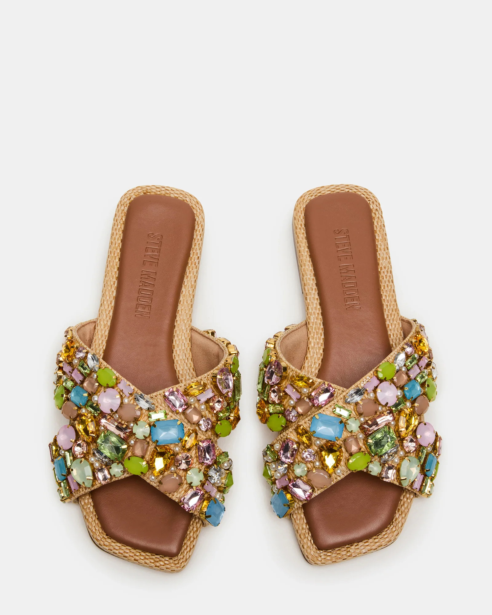 LEVITY Multi Square-Toe Slide Women's Sandal | Steve Madden (US)