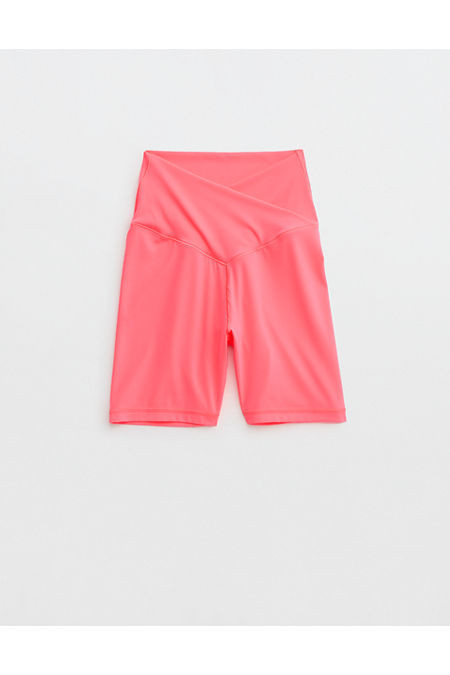 OFFLINE By Aerie Real Me Crossover 5" Bike Short Women's Tropadelic S | American Eagle Outfitters (US & CA)